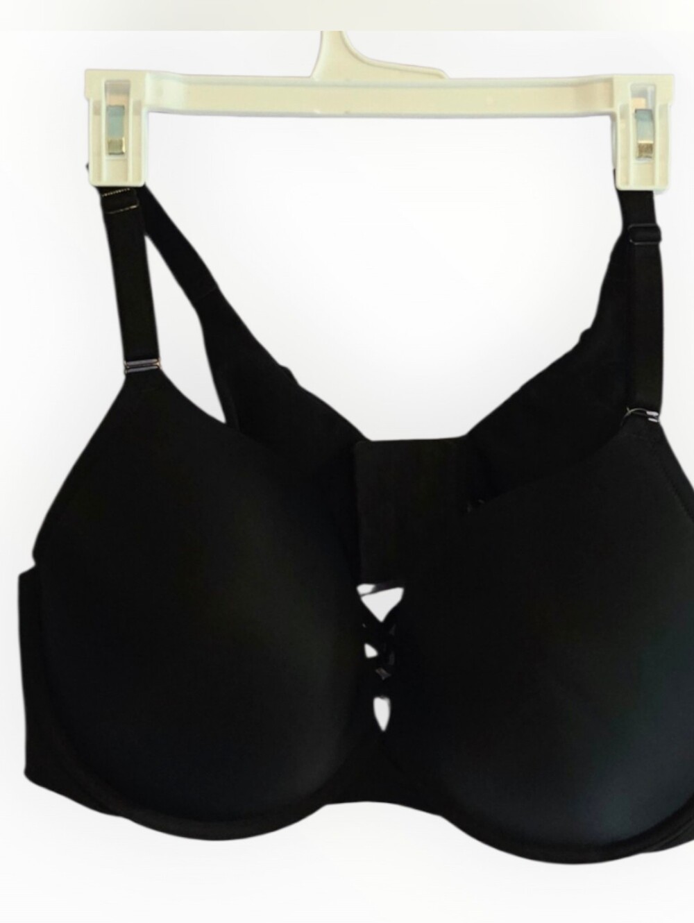 Torrid 44DD Black Lace-Up T-Shirt Bra - Women Intimates